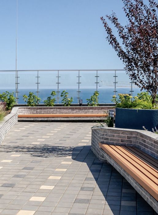 Аркадия!ЖК АТМОСФЕРА с терассой с панорамой  моря +паркинг !