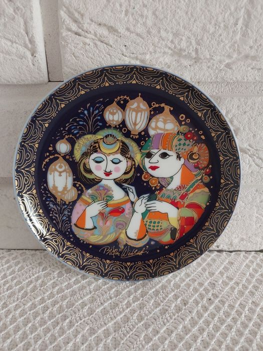 Rosenthal Bjorn Wiinblad talerz ścienny.