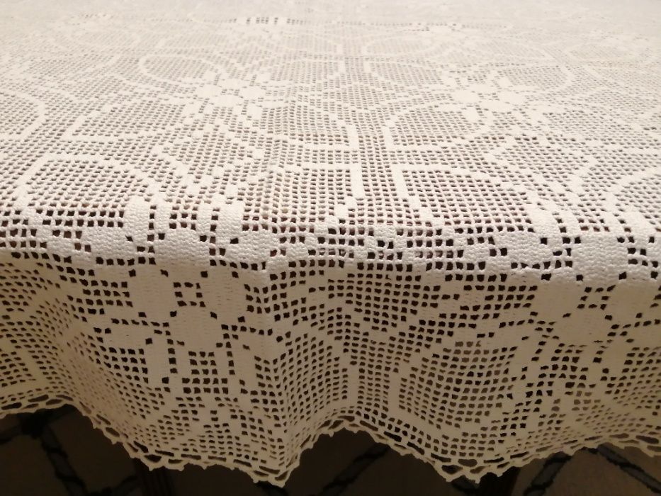 toalha de renda excelente estado