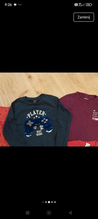 T shirty i bluzy 7 sztuk