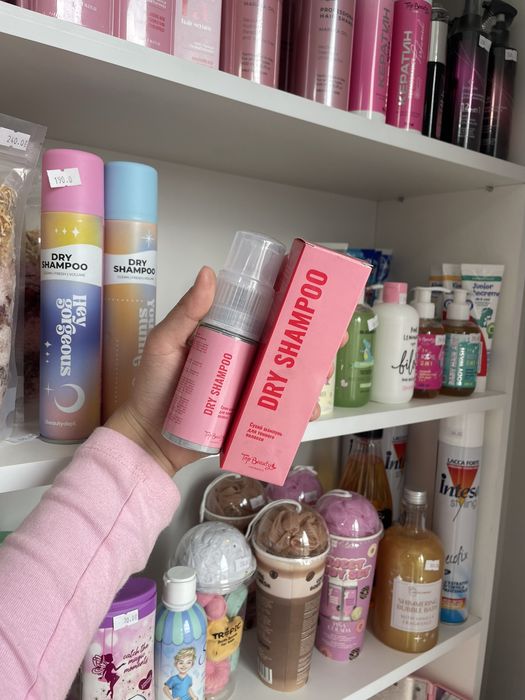Сухий шампунь Top Beauty для темного волосся, 60 мл — без білого нальоту
