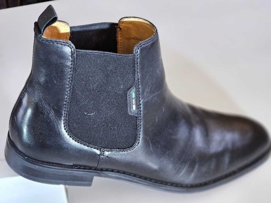 Gino Rossi – Sztyblety, Skóra naturalna, licowana, Roz. 45