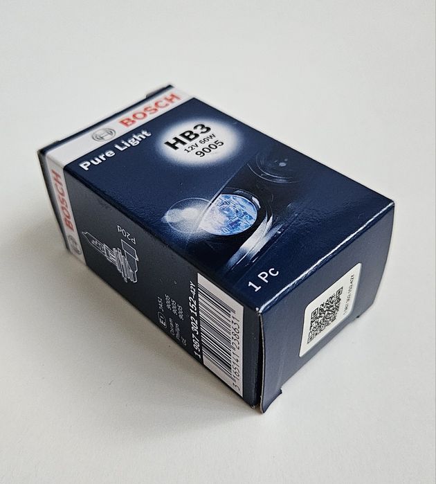 Nowa żarowka samochodowa HB3 PURE LIGHT 12V 60W