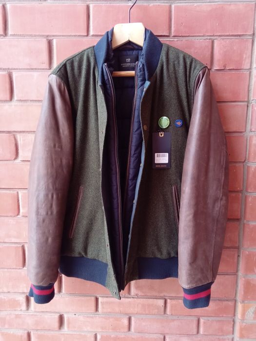 Бомбер scotch soda xl очень качественный и теплый