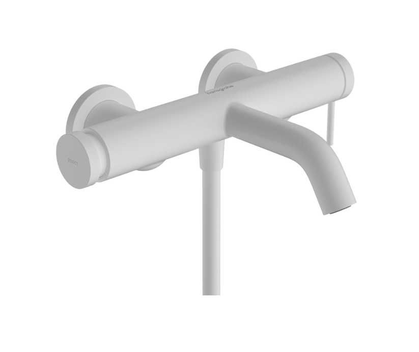 Змішувач hansgrohe Tecturis S для ванни, білий матовий (73422700)