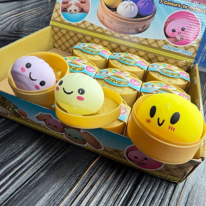 ‼️ТРЕНД‼️ Сквіш пельмень, іграшка-антистрес. Squishy dumpling. Мʼяка бао булочка. Тік ток.