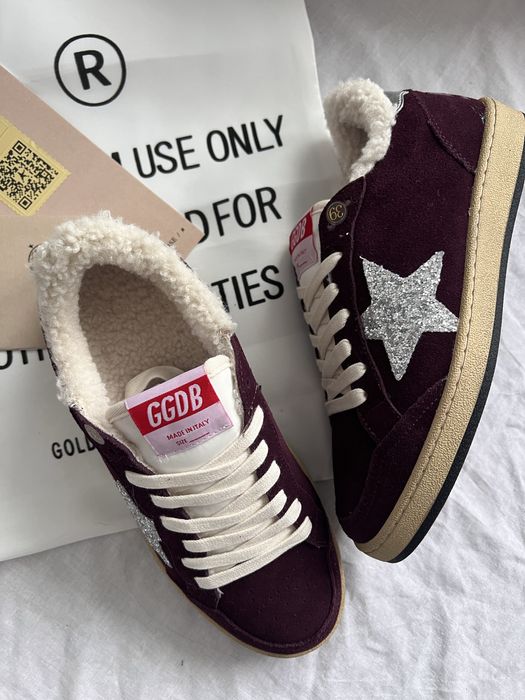 Кеди на меху Голден Гуси/ Кросівки Golden Goose/ Moon Boot/ Утеплені