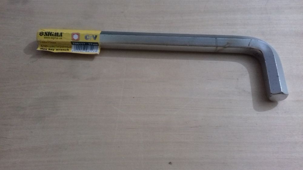 Ключ Шестикутний подовженний шестигранник на 17 sigma