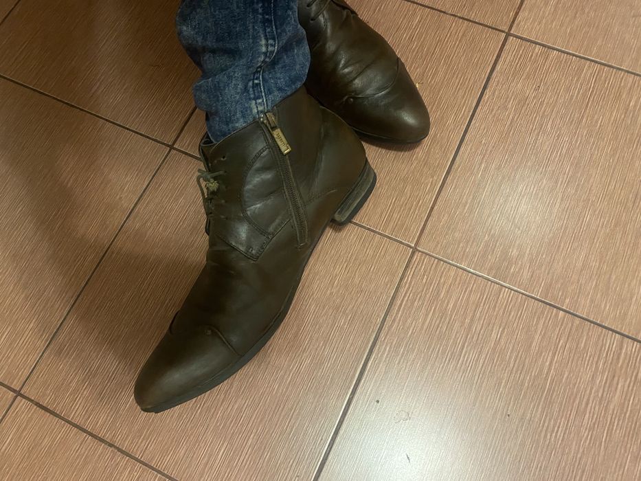 Ботинки натуральная кожа Louls Alberti (кожаные) зимние