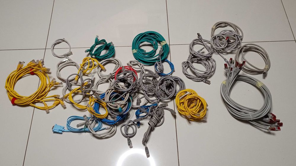 Zestaw kabli sieciowych RJ45 Patchcord