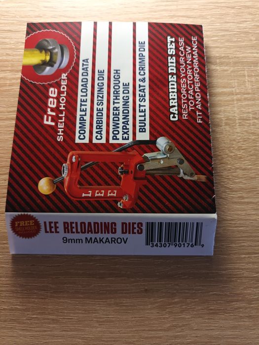 Матрицы для релоадинга 9мм + пресс переносной