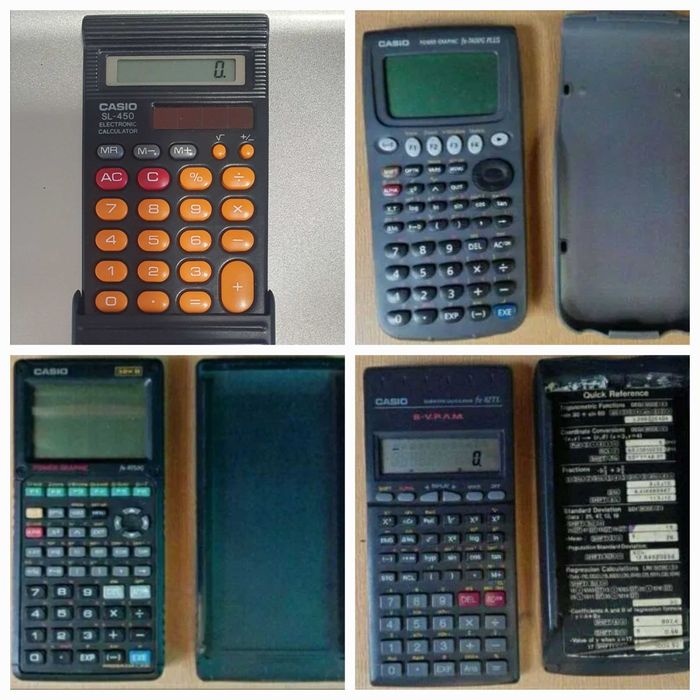 4 Maquinas CASIO