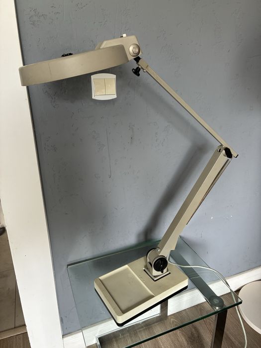 Waldmann lampa industrial design vintage 60s