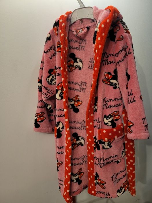 Dziewczęcy szlafrok Minnie Mouse DISNEY r.104-110cm