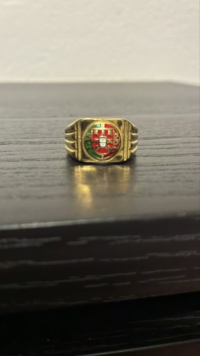 Anel cachicho homem bandeira portugal