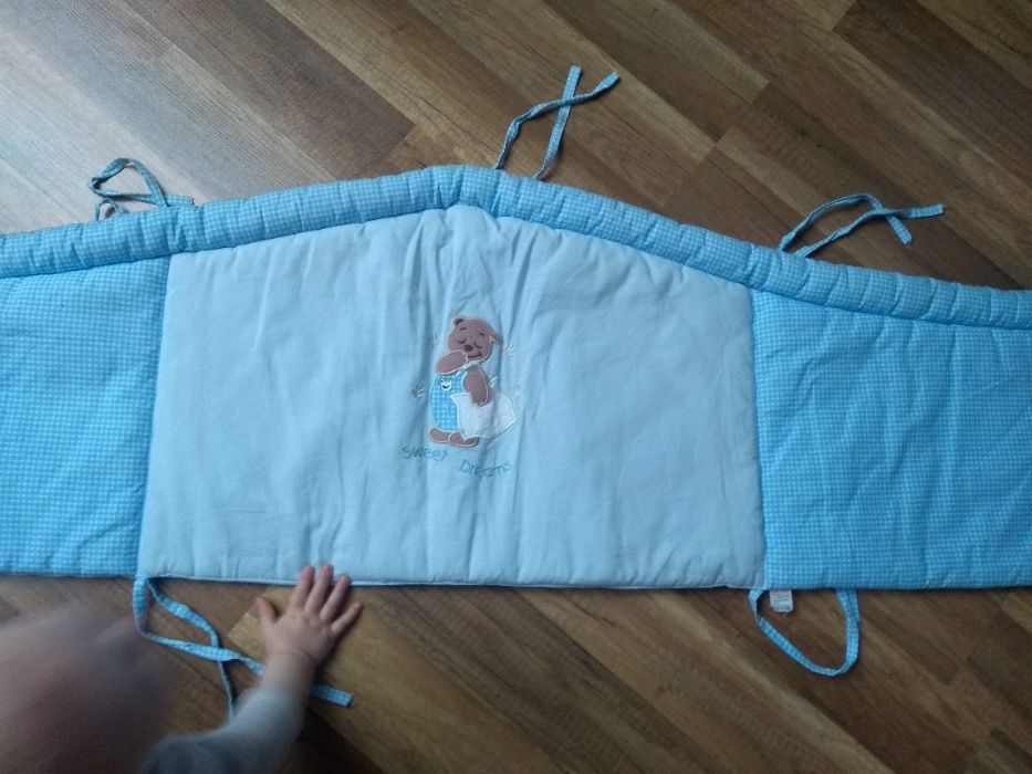 Ochraniacz i Śpiworki rozm. 80 niebieski różowy