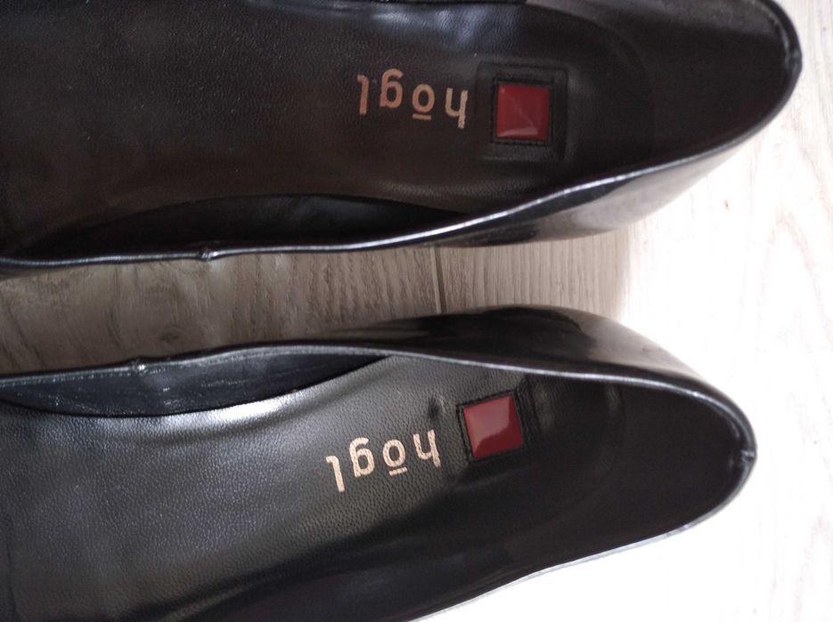 Балетки, Жіночі туфлі Hogl, натуральна шкіра, р.39