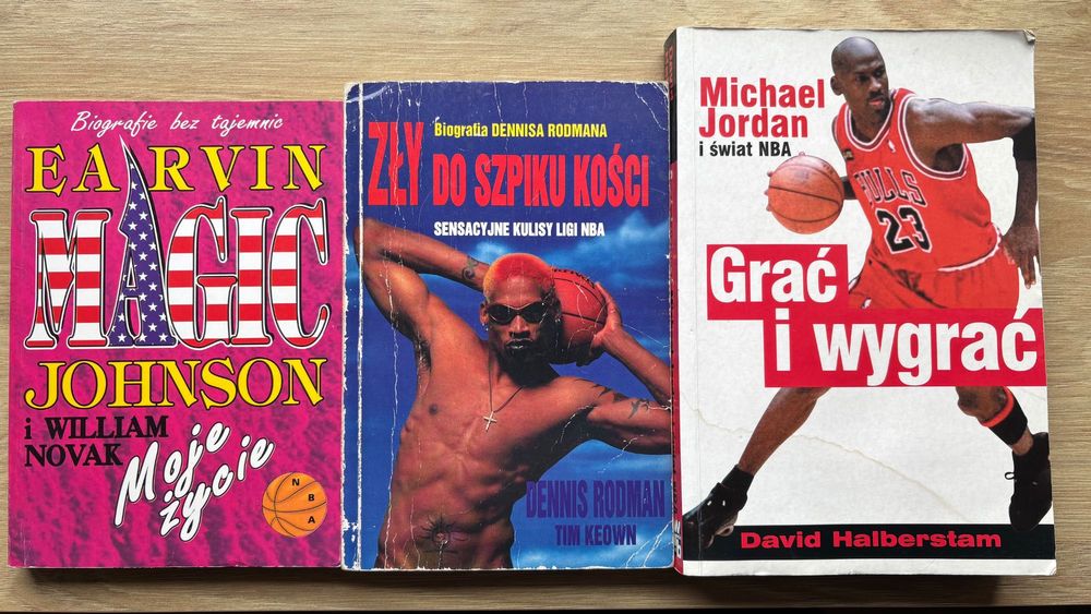 Książki NBA, Dennis Rodman - Zły do szpiku kości, Magic Johnson.