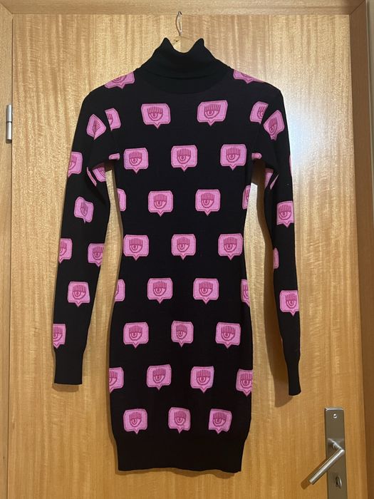 Vestido preto da Chiara Ferragni