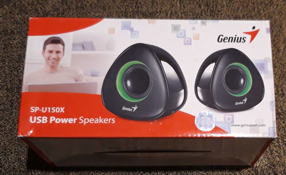 USB Stereo Speakers, GENIUS Sound Columns – BRAND NEW.64739242306945121