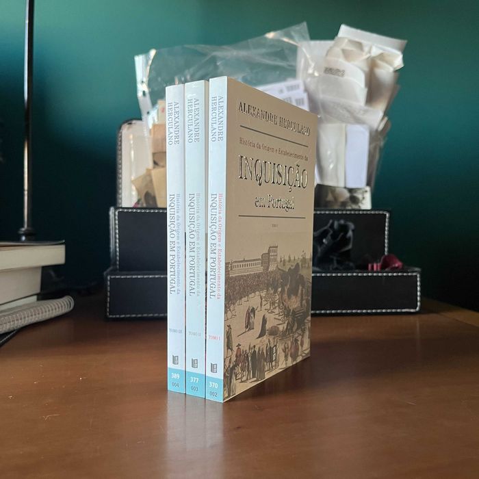 Alexandre Herculano - Inquisição em Portugal (3 vols., completo)