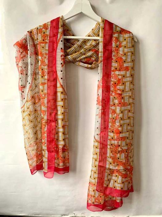 Jedwabna chustka apaszka 100% jedwab silk