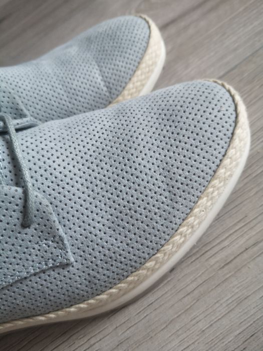 Półbuty espadryle Marco tozzi 37 błękitne ccc