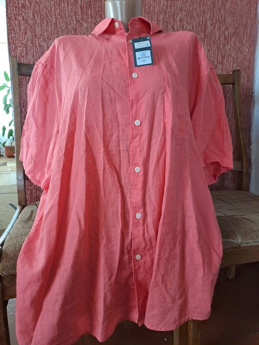 Сорочка батал,льон, нова