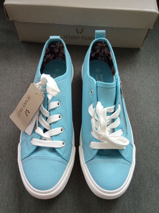 CCC niebieskie trampki, tenisówki Jenny Fairy z suwakiem w rozmiarze 4