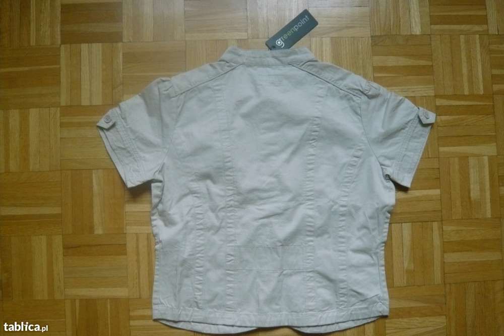 Żakiet nowy z metką Green Point jasny beż