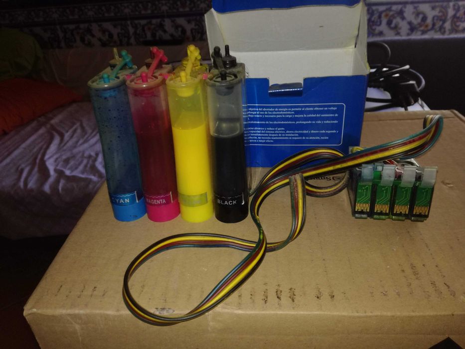 CISS para EPSON com 4 tinteiros T0711-4 (Chita)64286188978945120