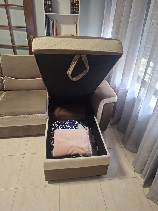 Vendo sofá chaise-long