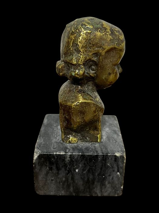 Teixeira Lopes - escultura de busto em bronze