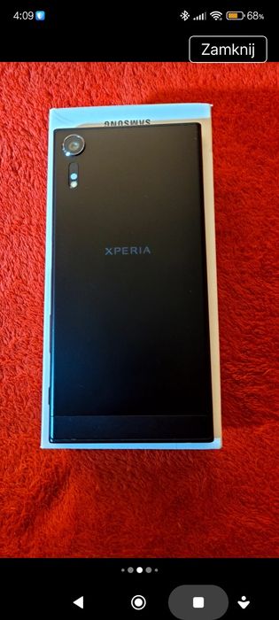 Smartfon Sony Xperia XZs ex Flagowiec, świetne zdjęcia,dioda, st. Nowy