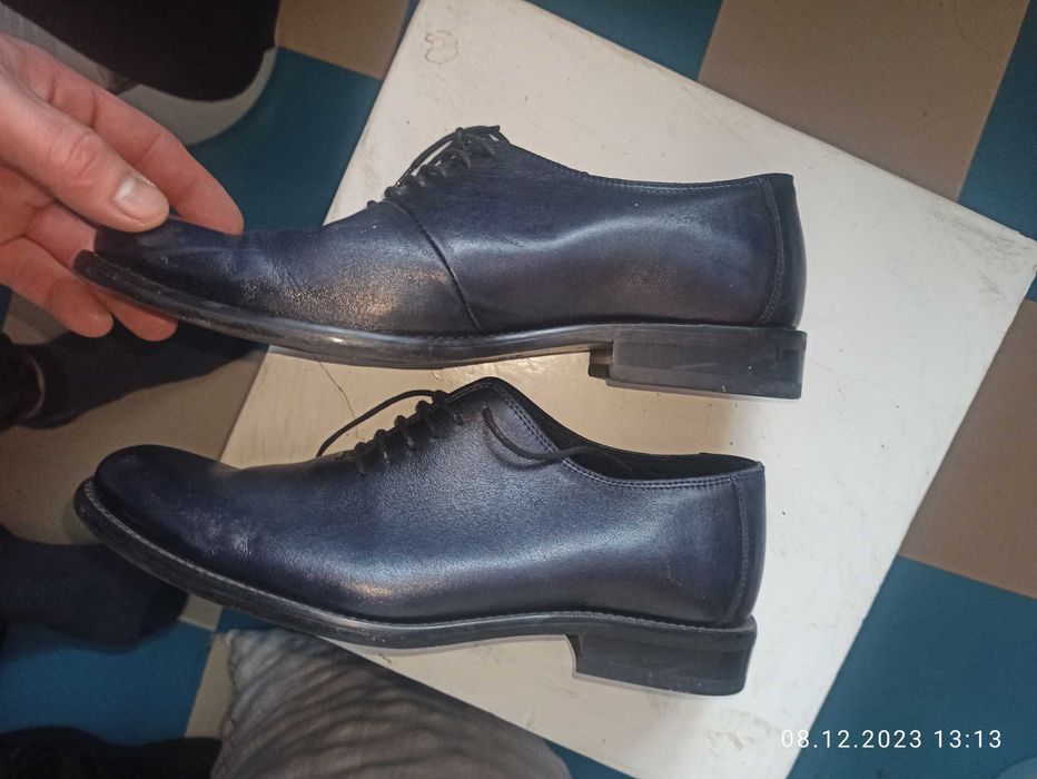 кожаные свадеб мужские туфли Gregory Arber и лакированные joseph feiss