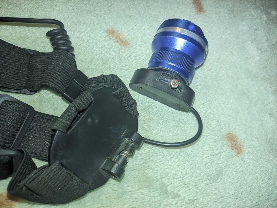 Ліхтарик налобний яскравий Police XQ24  T6 на відновлення кріплення