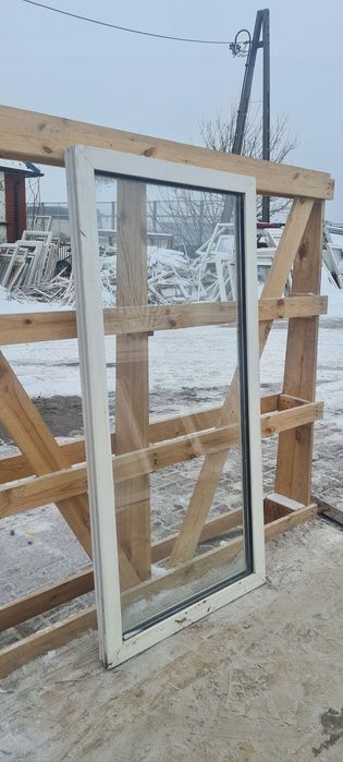 OKNA KacprzaK Witryna 73x150 FIX Używany Biały PCV Lider OLX