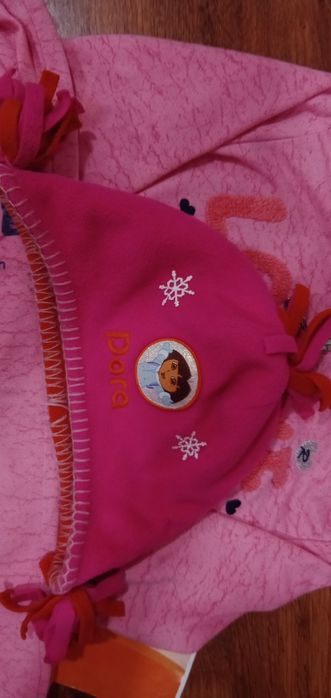 Шапка для девочки-флис 