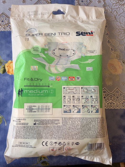 Pieluchomajtki dla dorosłych seni