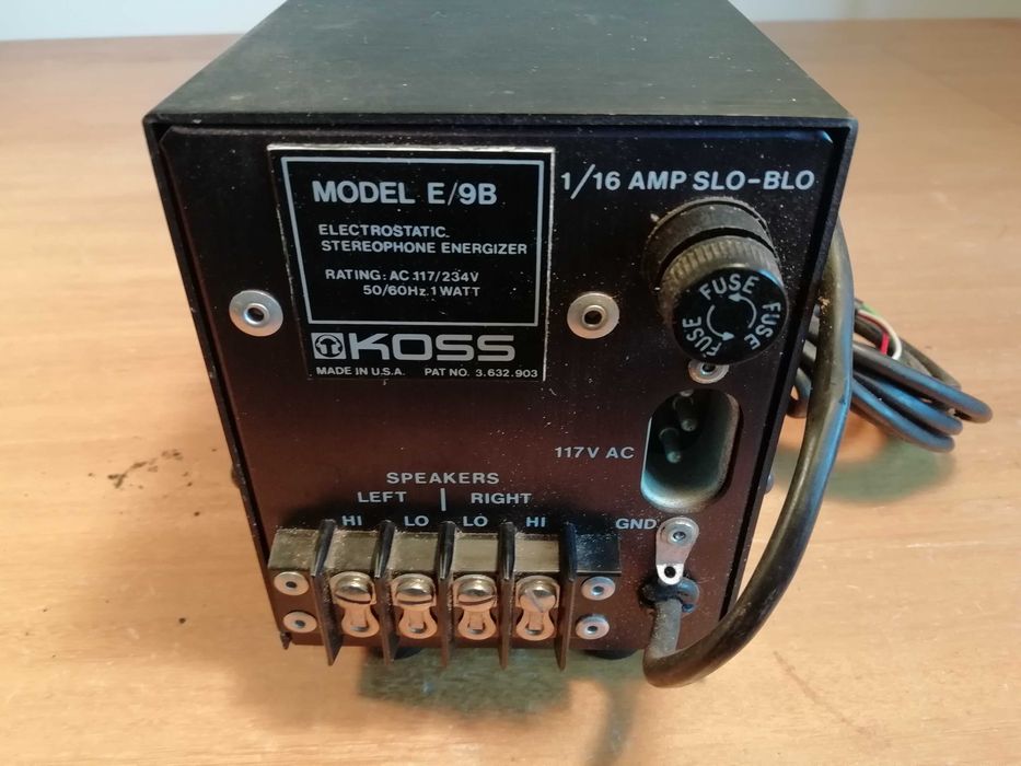Amplificador de auscultadores Koss ESP E/9B