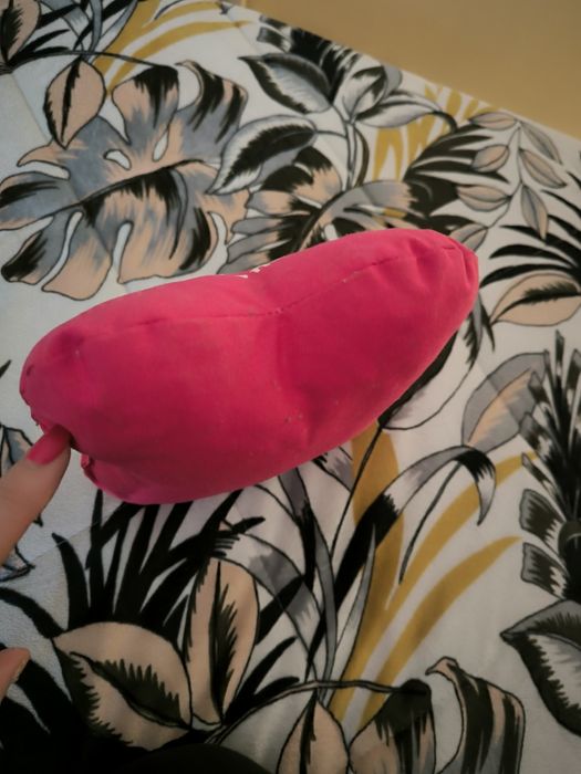 Mãe - almofada fofinha rosa fucsia NOVA