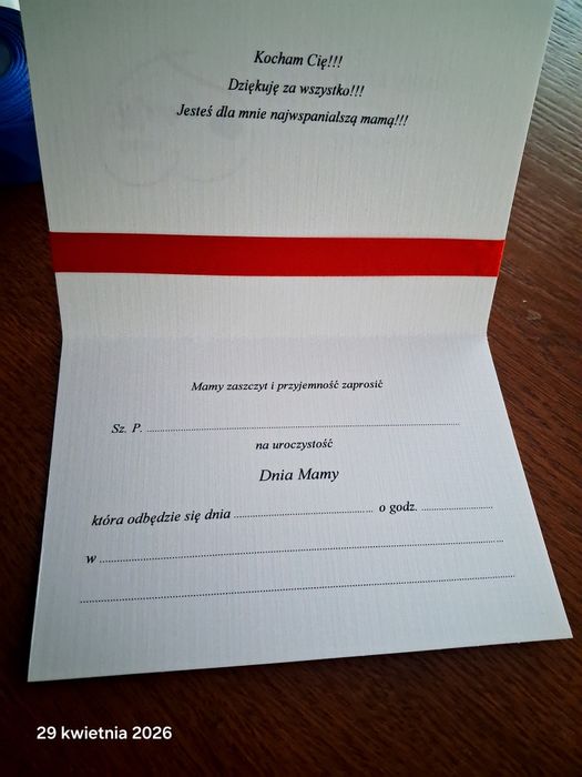 Zaproszenie na dzień mamy zaproszenia