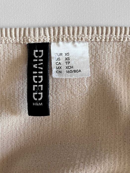 Бежевий топ H&M, розмір XS