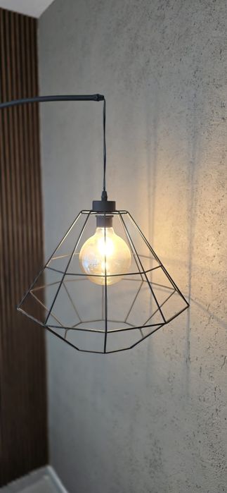 Lampa stojąca 177cm Diamond loft + żarówka
