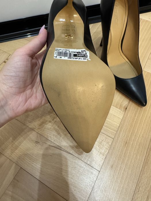 Szpilki Kazar czarne NOWE