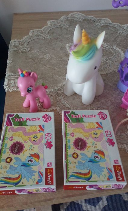 Podwodny zamek My Little Pony, lampkę świecącą jednorożec, konik Pony,