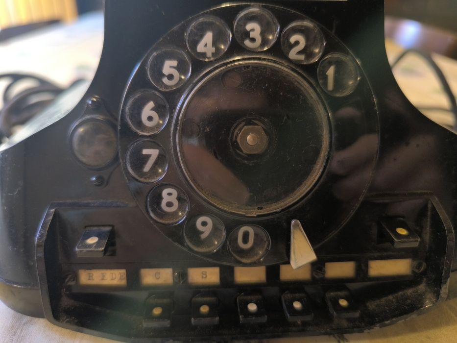 Telefone antigo analógico
