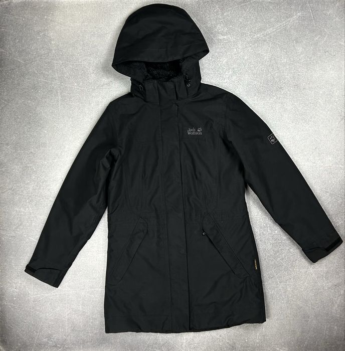 Jack wolfskin куртка утеплена парка подовжена