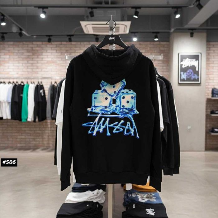 Новое Черное Худи Stussy Basic (БЕЗ ПЕРЕДПЛАТ)