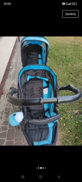 3 w 1 Wózek bliźniaczy, rok po roku, baby active twinni